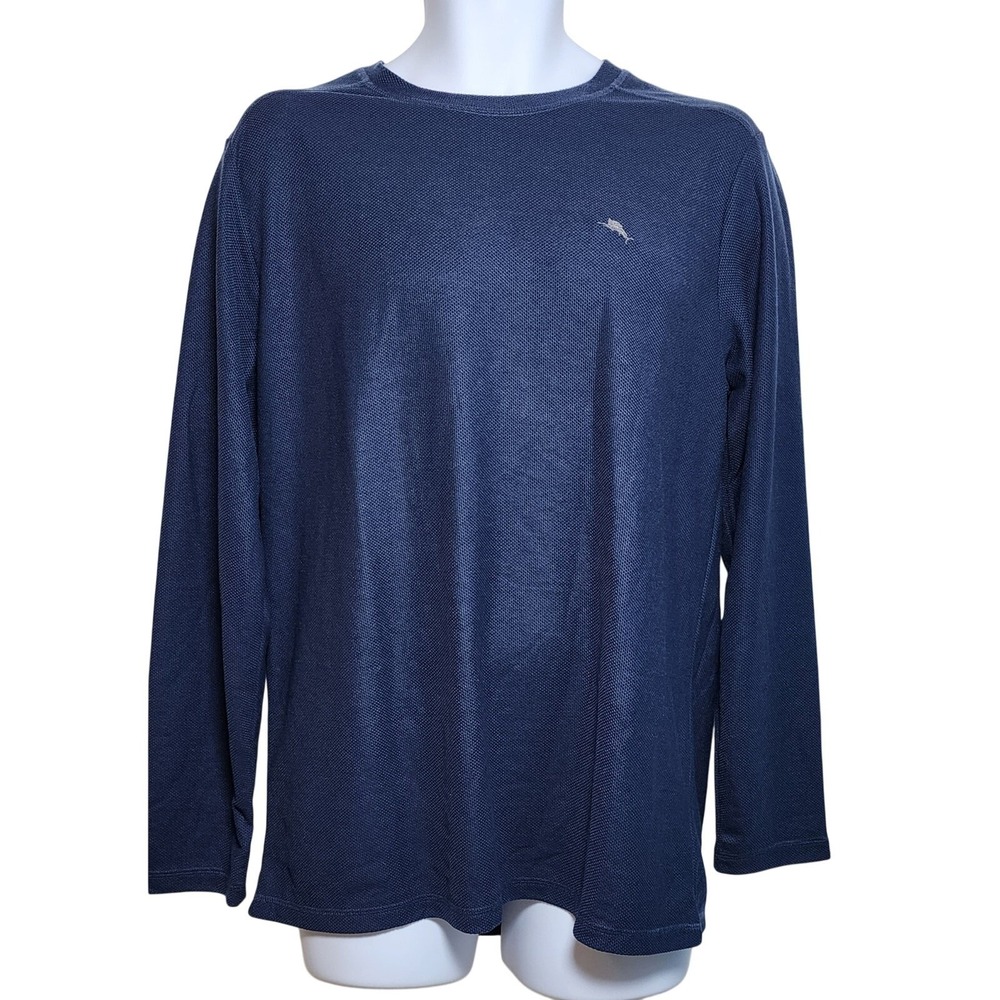 Tommy Bahama Pullover Textured Knit Casual Minimalist Long Sleeve Size‎ M